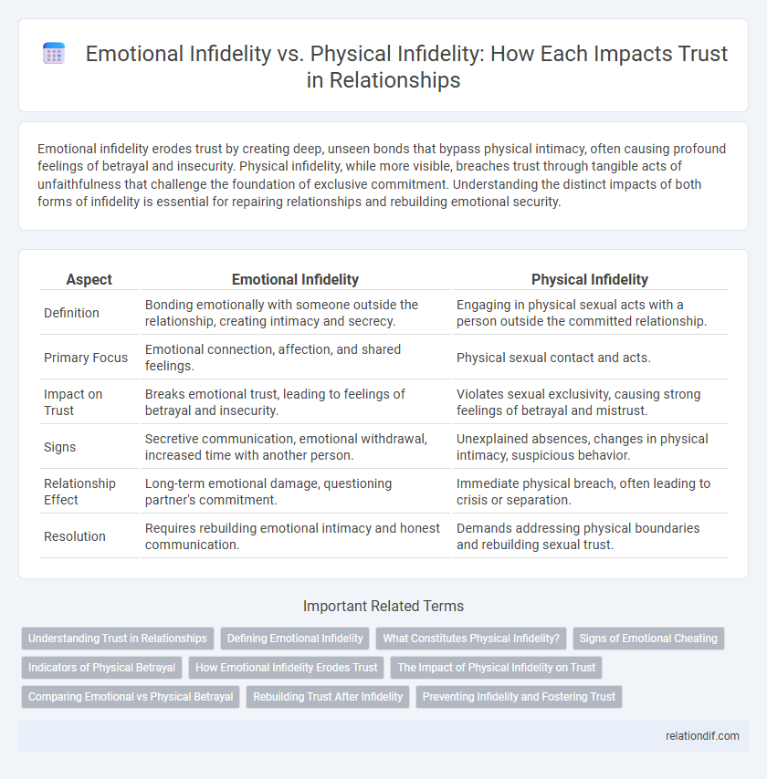 Emotional Infidelity vs. Physical Infidelity: How Each Impacts Trust in Relationships