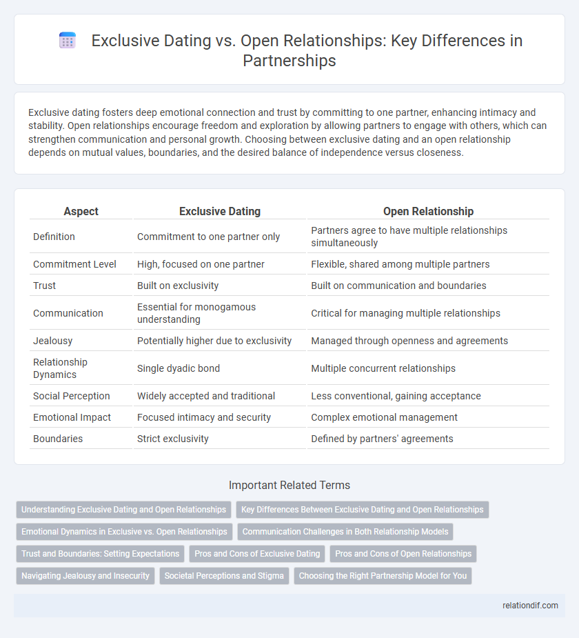 Exclusive Dating vs. Open Relationships: Key Differences in Partnerships