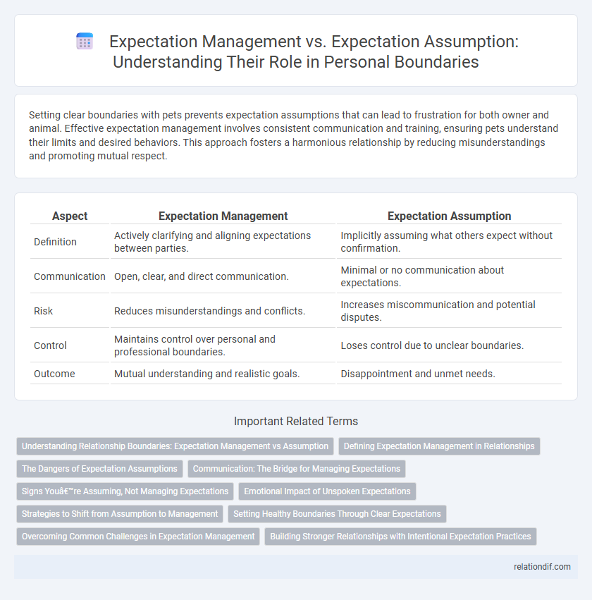 Expectation Management vs. Expectation Assumption: Understanding Their Role in Personal Boundaries