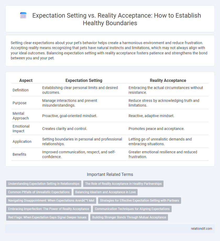 Expectation Setting vs. Reality Acceptance: How to Establish Healthy Boundaries
