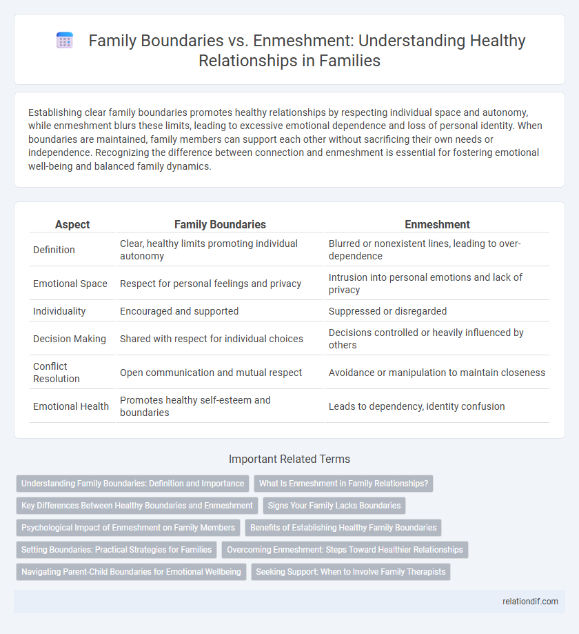 Family Boundaries vs. Enmeshment: Understanding Healthy Relationships in Families