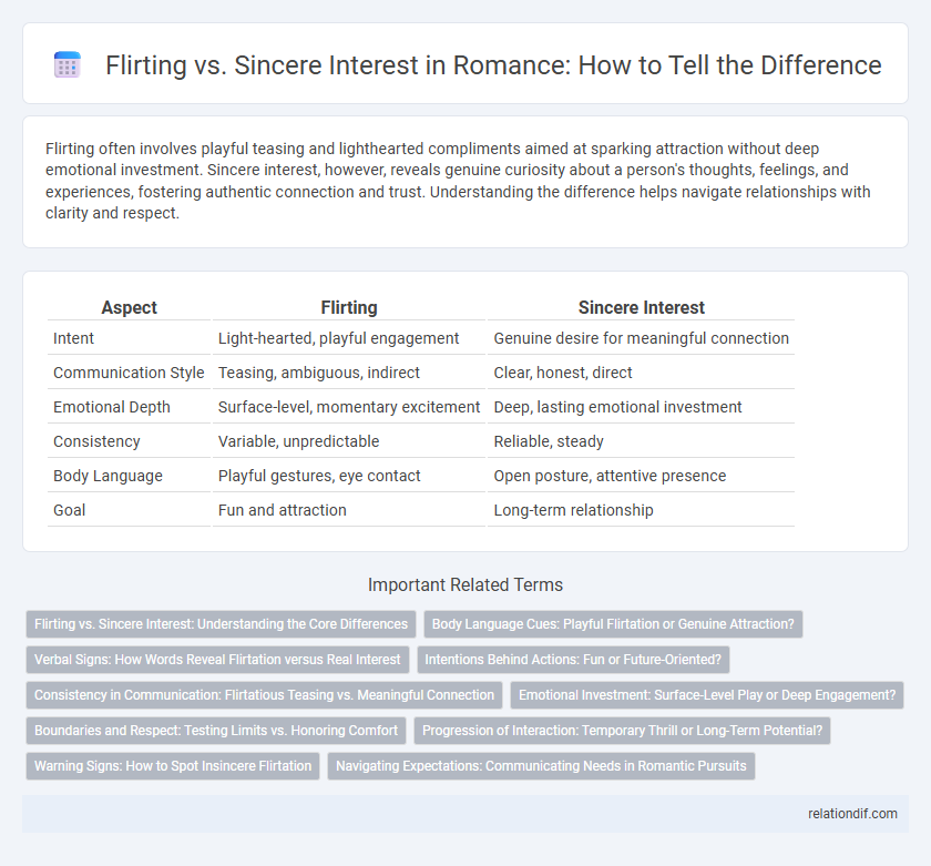 Flirting vs. Sincere Interest in Romance: How to Tell the Difference