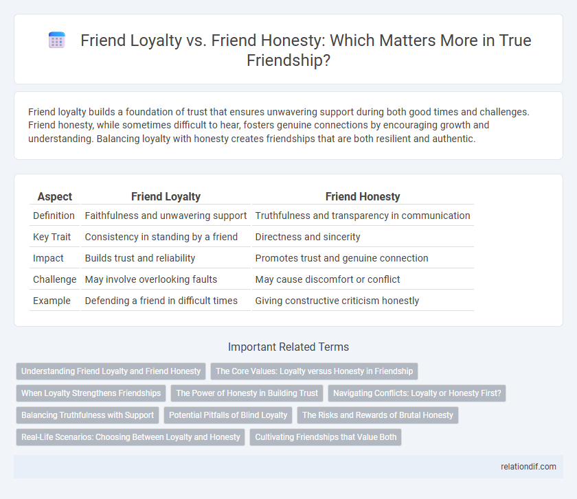 Friend Loyalty vs. Friend Honesty: Which Matters More in True Friendship?