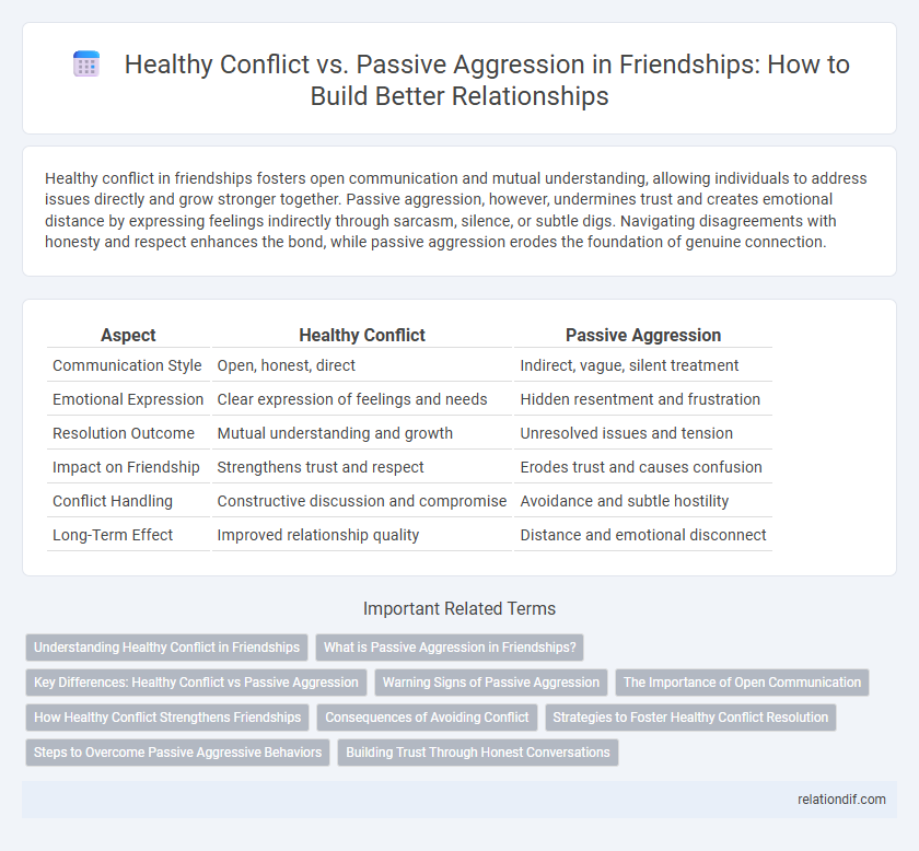 Healthy Conflict vs. Passive Aggression in Friendships: How to Build Better Relationships