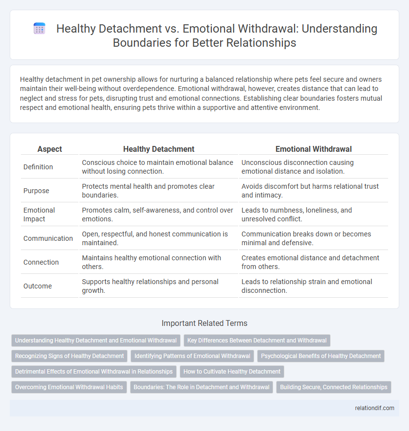 Healthy Detachment vs. Emotional Withdrawal: Understanding Boundaries for Better Relationships