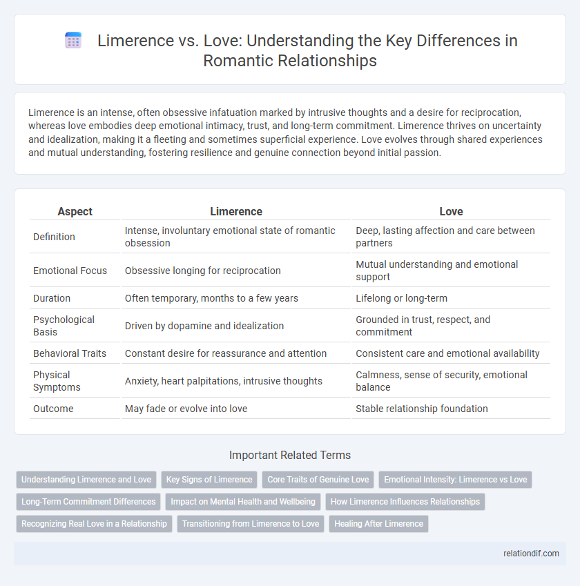 Limerence vs. Love: Understanding the Key Differences in Romantic Relationships