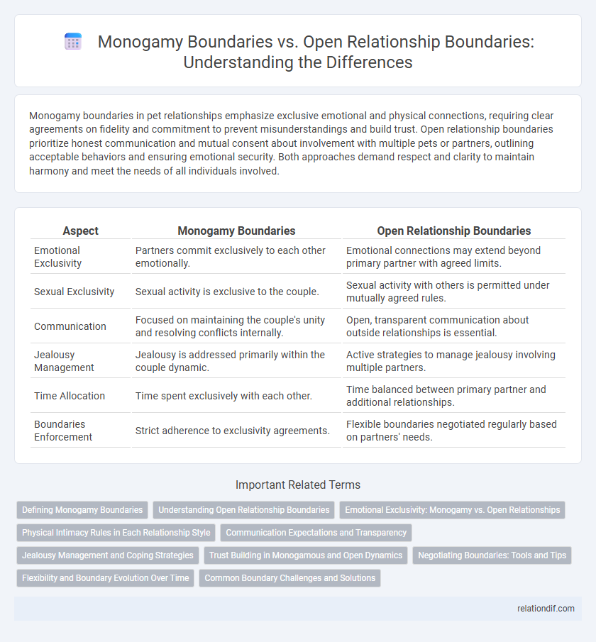 Monogamy Boundaries vs. Open Relationship Boundaries: Understanding the Differences