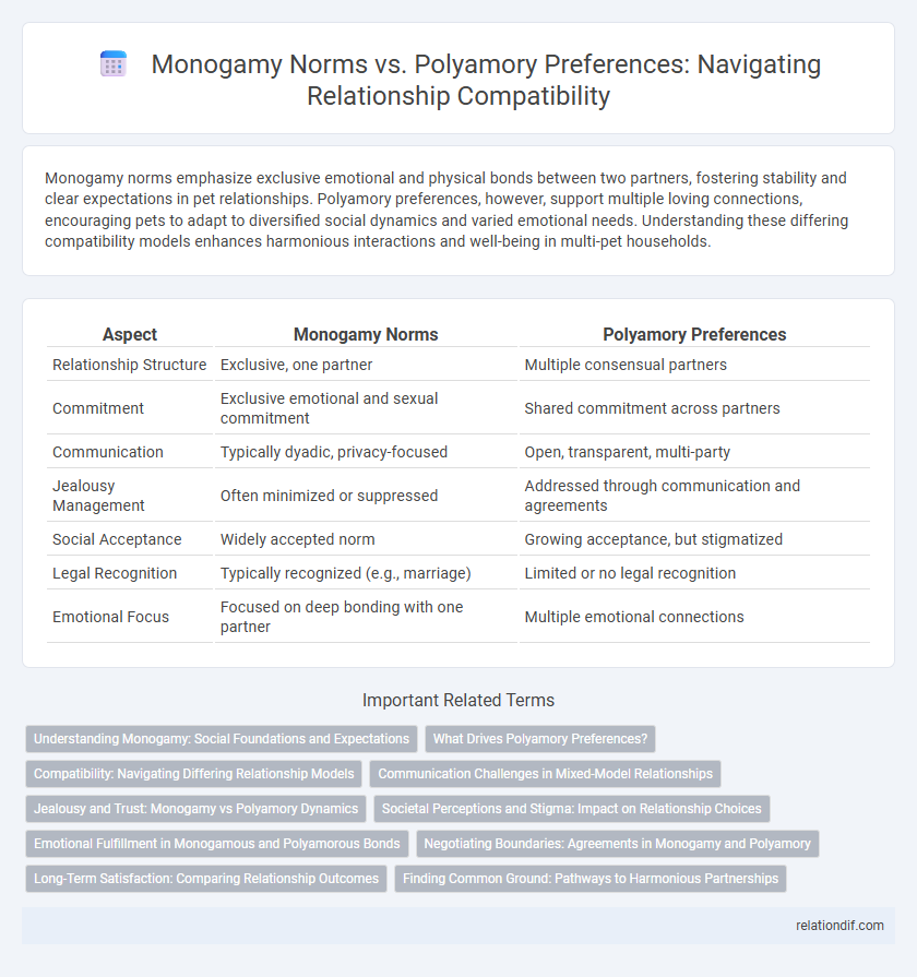 Monogamy Norms vs. Polyamory Preferences: Navigating Relationship Compatibility