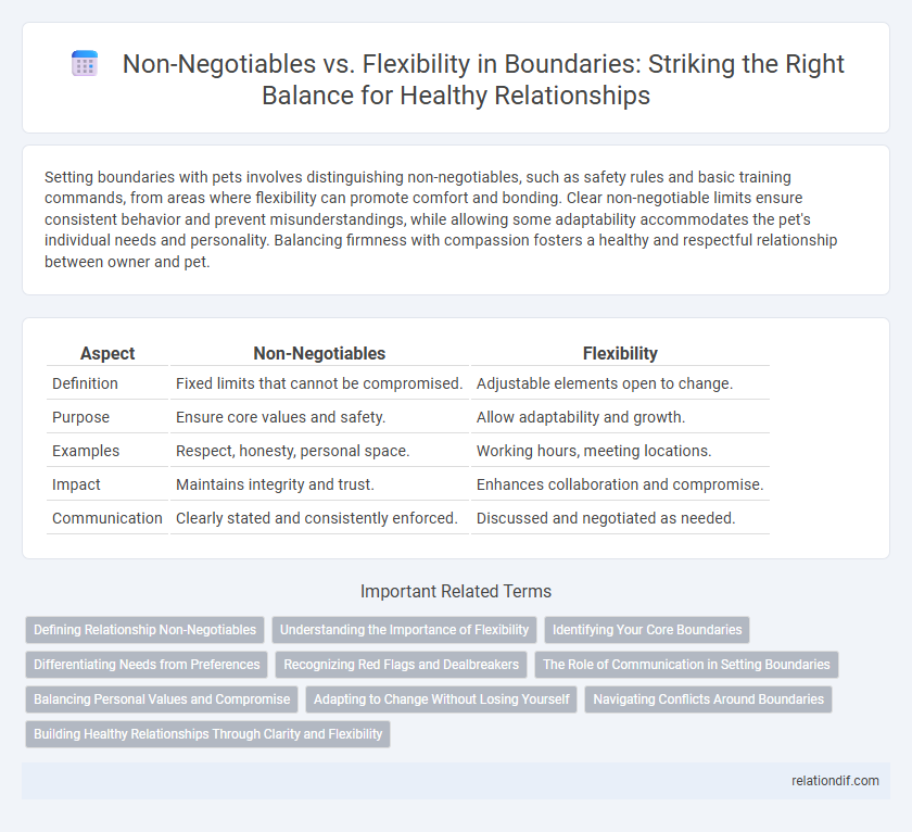 Non-Negotiables vs. Flexibility in Boundaries: Striking the Right Balance for Healthy Relationships