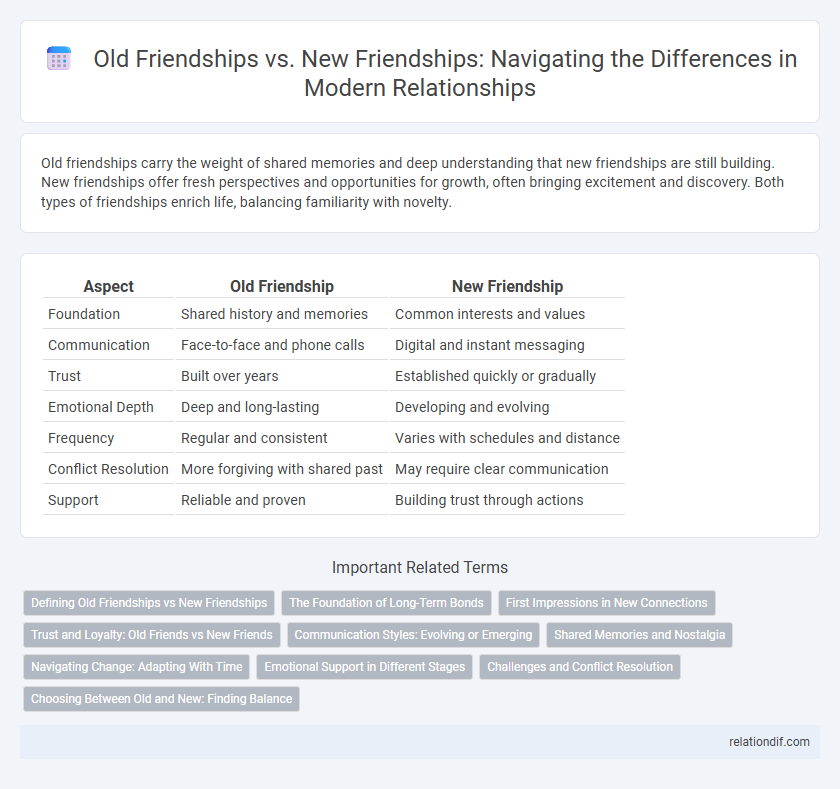 Old Friendships vs. New Friendships: Navigating the Differences in Modern Relationships