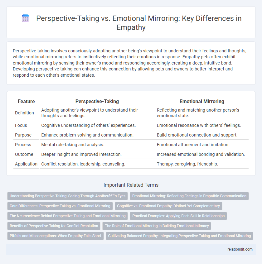 Perspective-Taking vs. Emotional Mirroring: Key Differences in Empathy