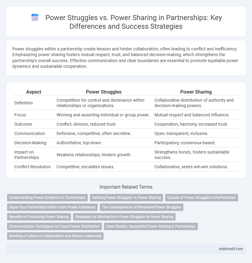 Power Struggles vs. Power Sharing in Partnerships: Key Differences and Success Strategies