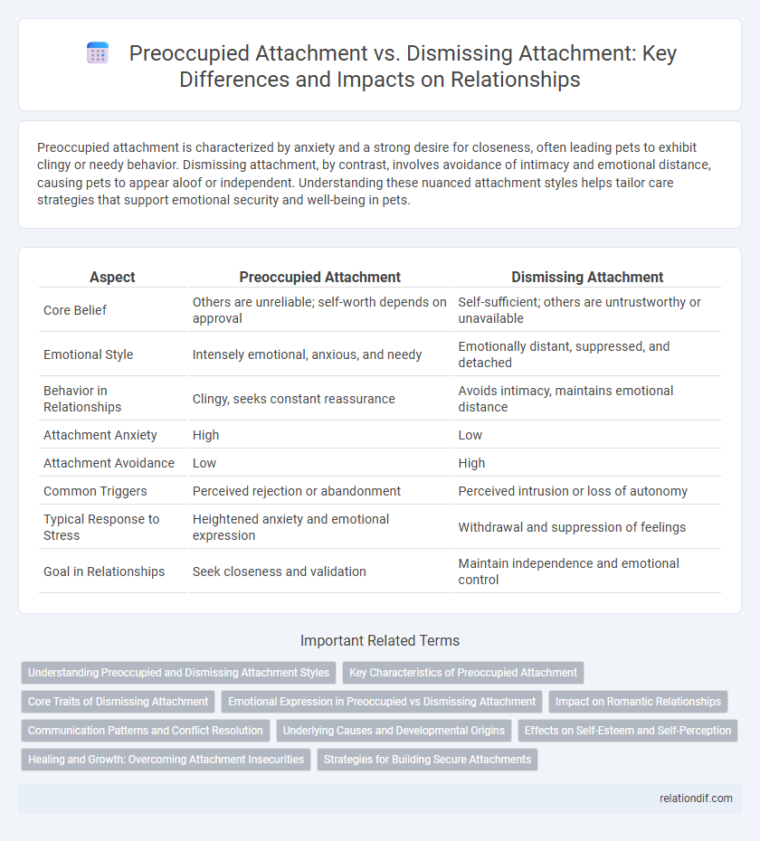 Preoccupied Attachment vs. Dismissing Attachment: Key Differences and Impacts on Relationships
