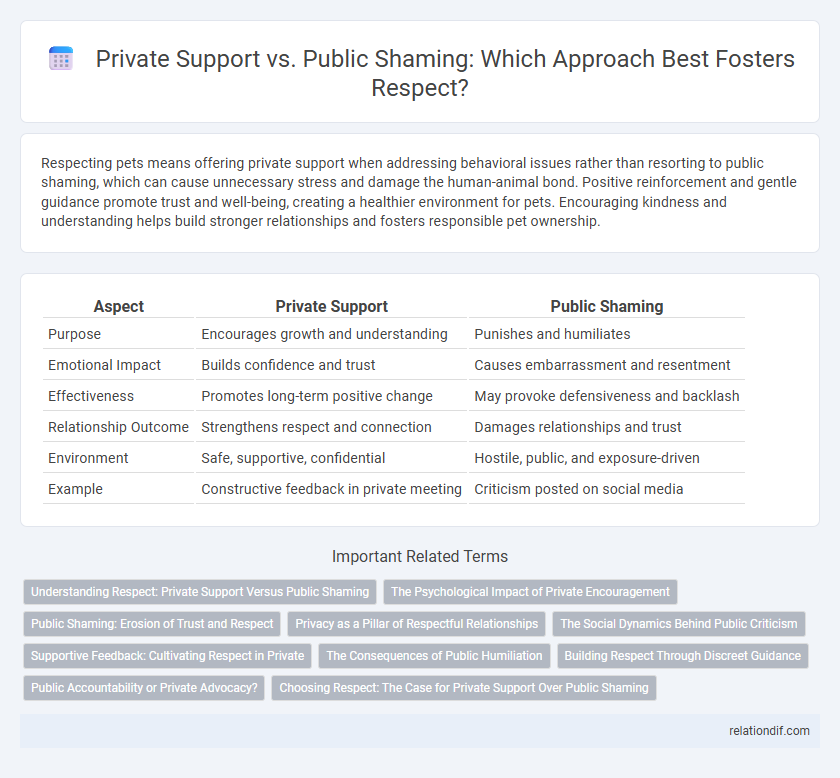 Private Support vs. Public Shaming: Which Approach Best Fosters Respect?