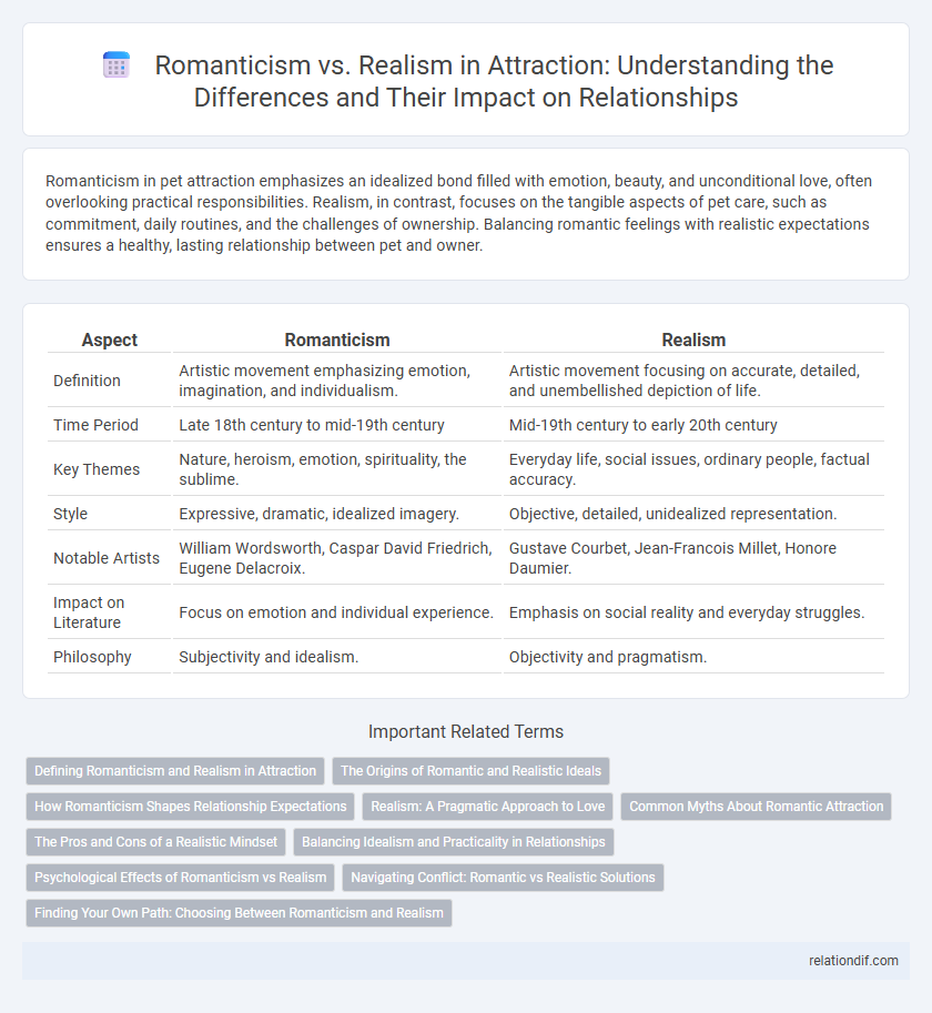 Romanticism vs. Realism in Attraction: Understanding the Differences and Their Impact on Relationships