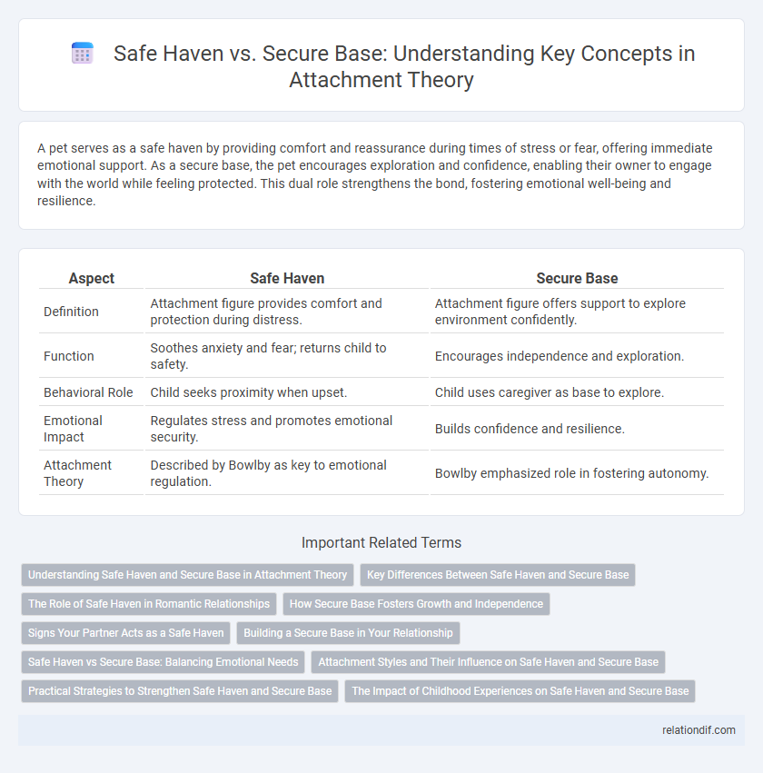 Safe Haven vs. Secure Base: Understanding Key Concepts in Attachment Theory