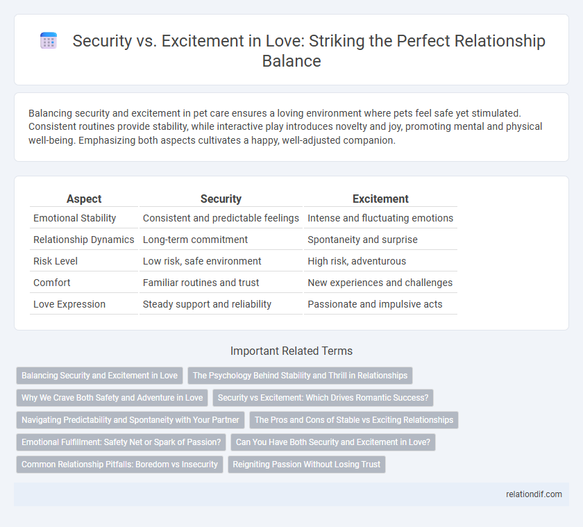 Security vs. Excitement in Love: Striking the Perfect Relationship Balance