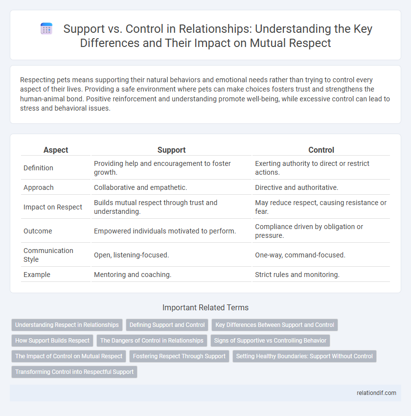 Support vs. Control in Relationships: Understanding the Key Differences and Their Impact on Mutual Respect