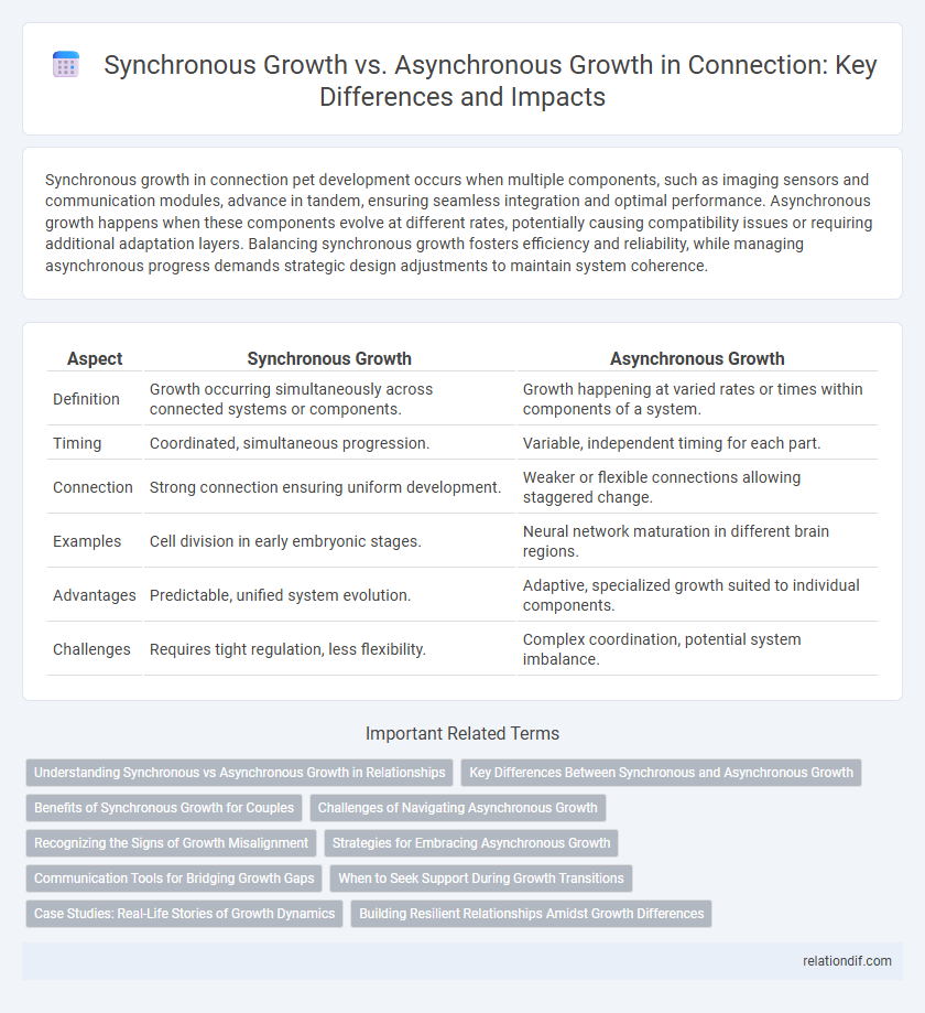 Synchronous Growth vs. Asynchronous Growth in Connection: Key Differences and Impacts