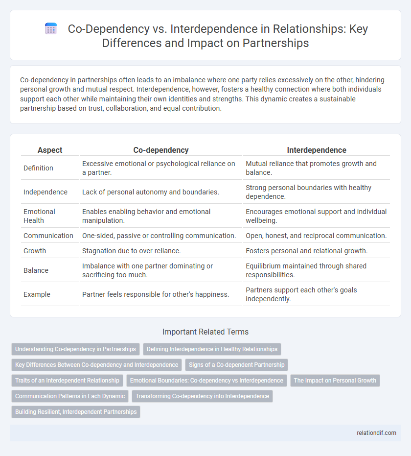 Co-Dependency vs. Interdependence in Relationships: Key Differences and Impact on Partnerships