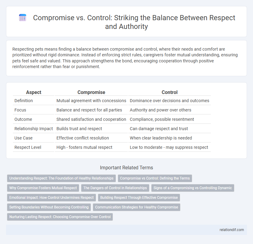 Compromise vs. Control: Striking the Balance Between Respect and Authority