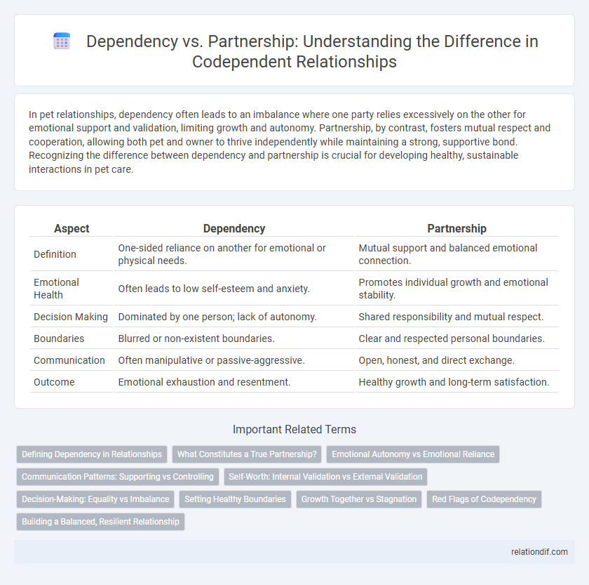 Dependency vs. Partnership: Understanding the Difference in Codependent Relationships