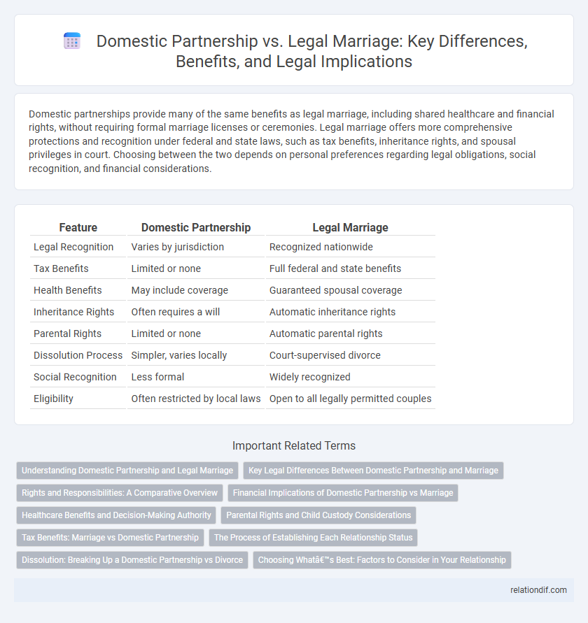 Domestic Partnership vs. Legal Marriage: Key Differences, Benefits, and Legal Implications