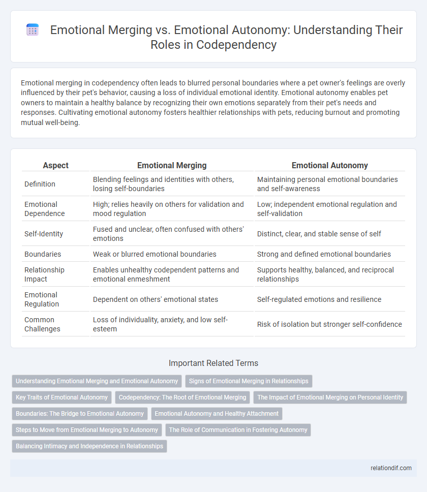 Emotional Merging vs. Emotional Autonomy: Understanding Their Roles in Codependency