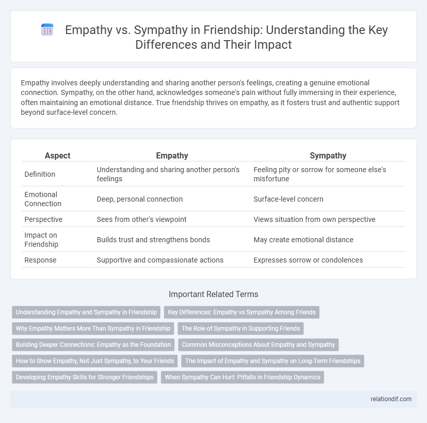 Empathy vs. Sympathy in Friendship: Understanding the Key Differences and Their Impact