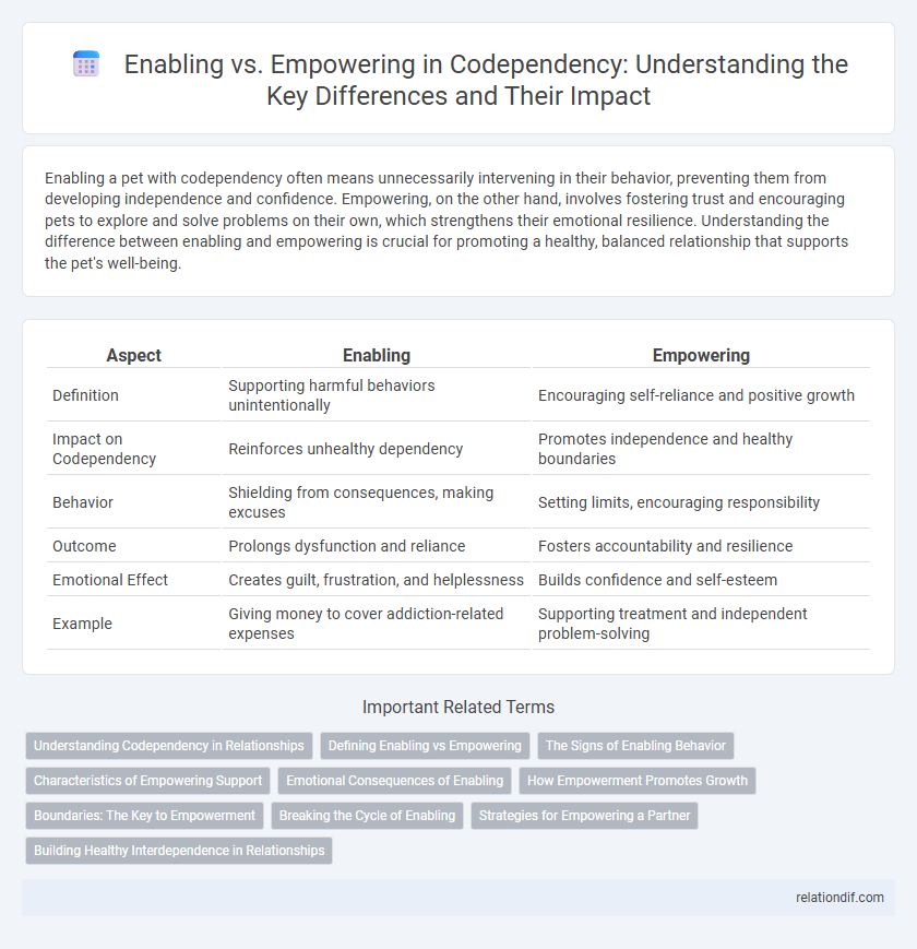 Enabling vs. Empowering in Codependency: Understanding the Key Differences and Their Impact