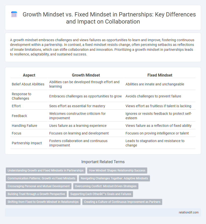 Growth Mindset vs. Fixed Mindset in Partnerships: Key Differences and Impact on Collaboration