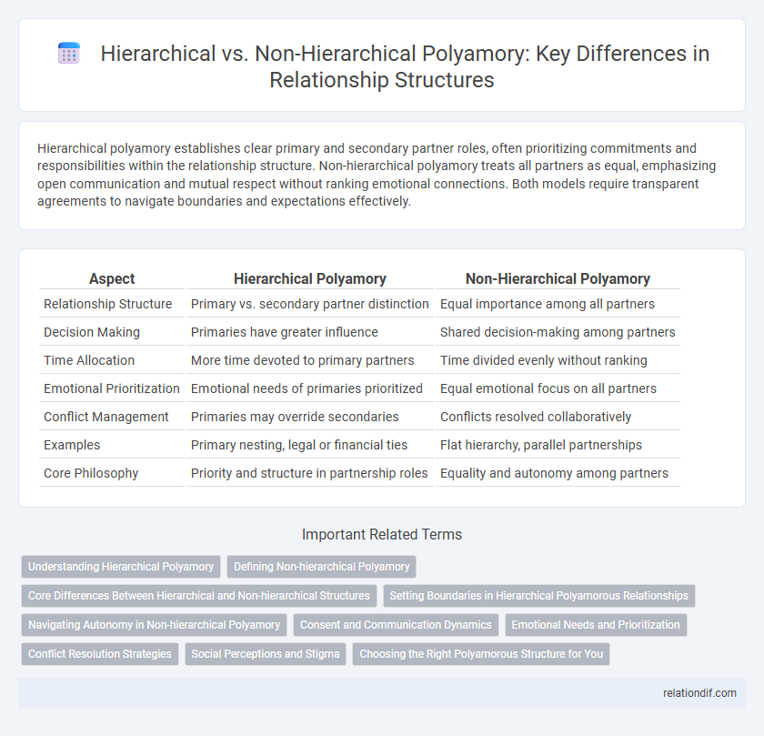 Hierarchical vs. Non-Hierarchical Polyamory: Key Differences in Relationship Structures