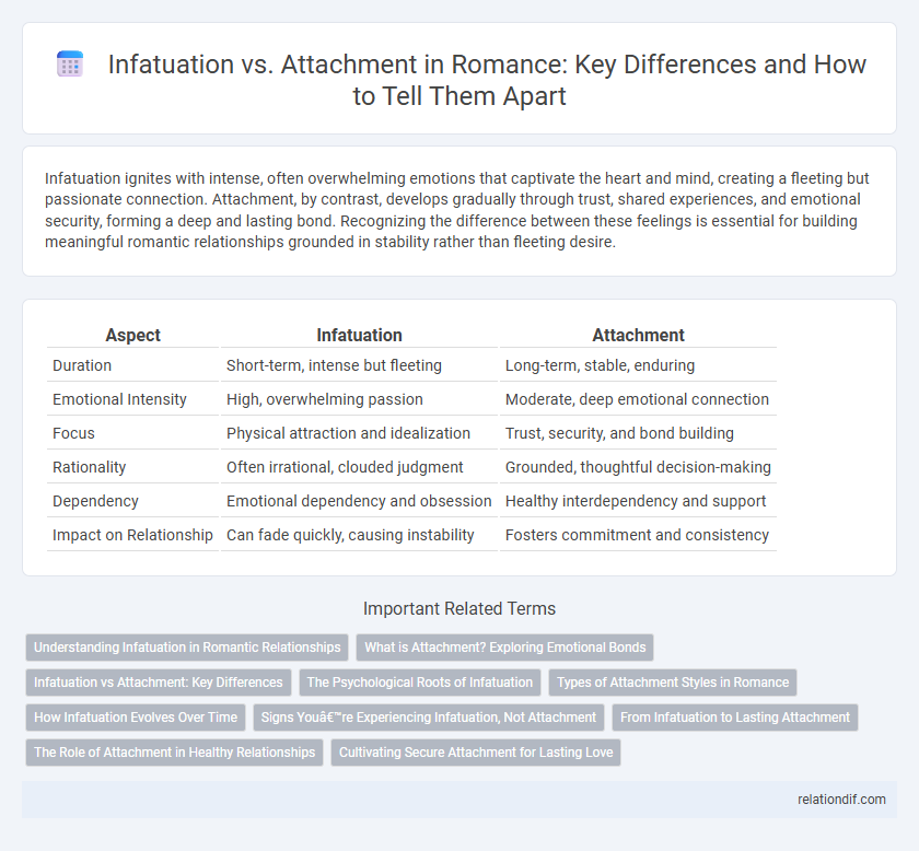Infatuation vs. Attachment in Romance: Key Differences and How to Tell Them Apart