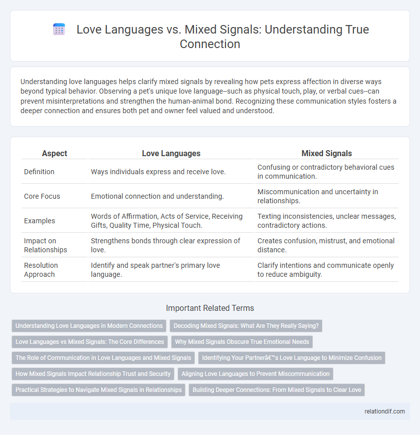 Love Languages vs. Mixed Signals: Understanding True Connection