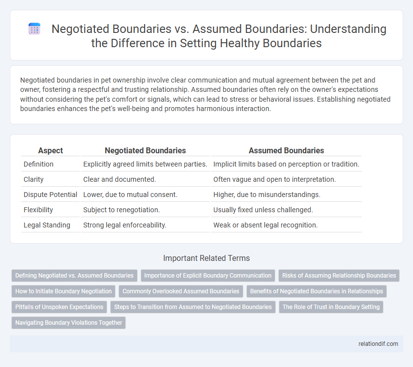 Negotiated Boundaries vs. Assumed Boundaries: Understanding the Difference in Setting Healthy Boundaries