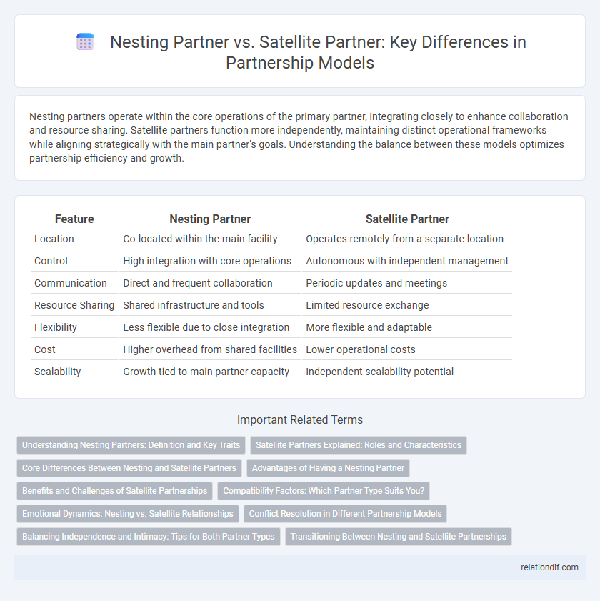 Nesting Partner vs. Satellite Partner: Key Differences in Partnership Models