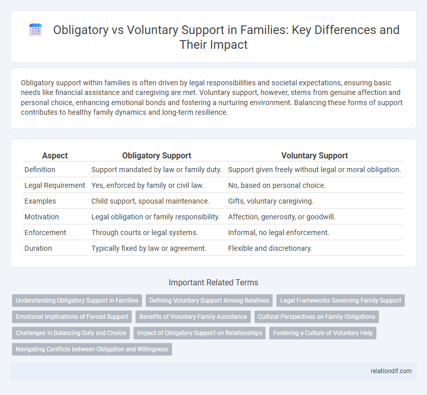 Obligatory vs Voluntary Support in Families: Key Differences and Their Impact