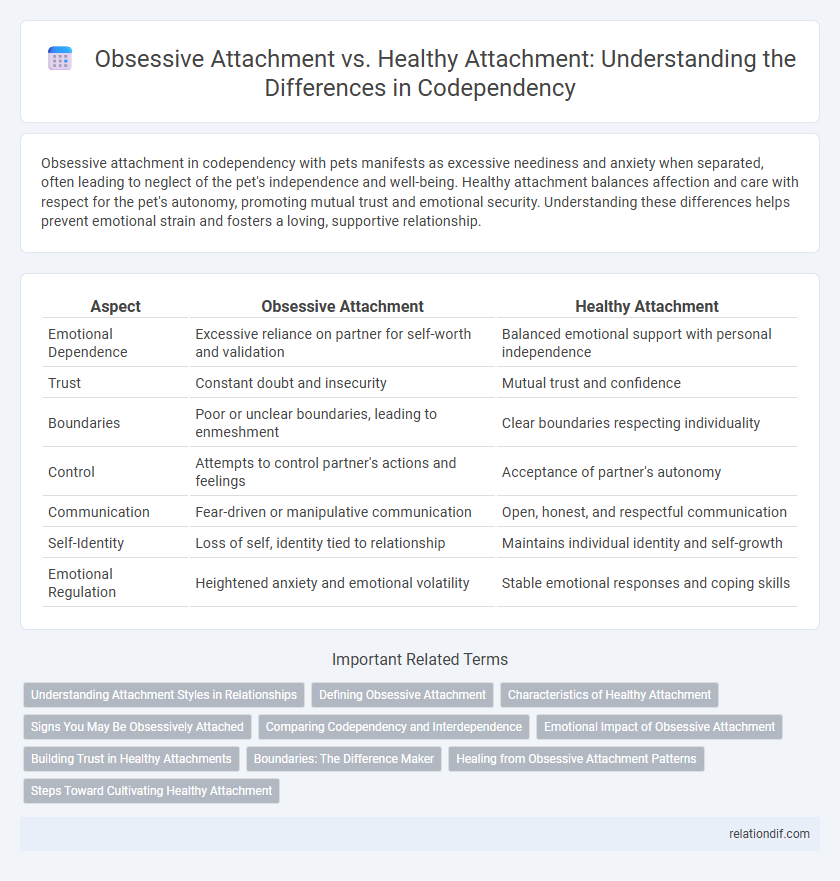 Obsessive Attachment vs. Healthy Attachment: Understanding the Differences in Codependency