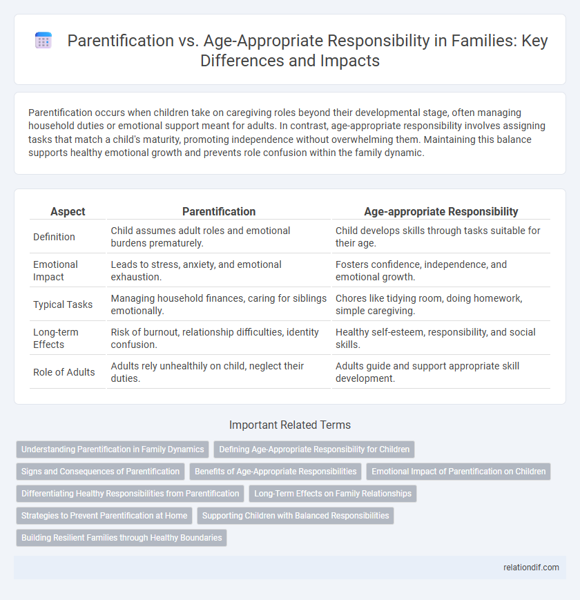 Parentification vs. Age-Appropriate Responsibility in Families: Key Differences and Impacts