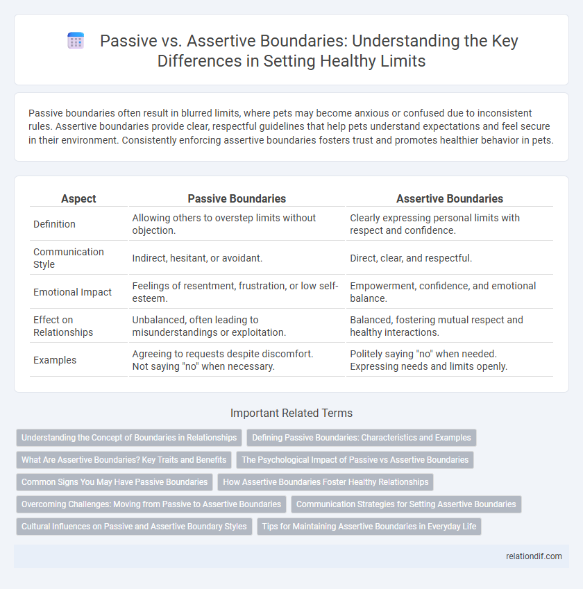 Passive vs. Assertive Boundaries: Understanding the Key Differences in Setting Healthy Limits