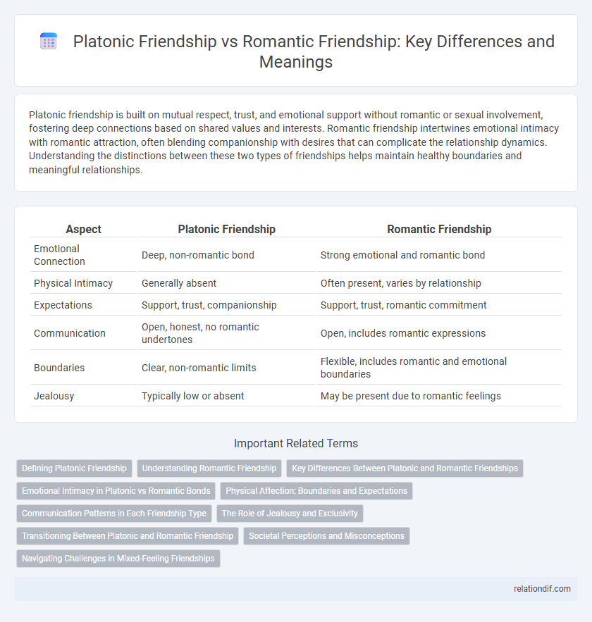 Platonic Friendship vs Romantic Friendship: Key Differences and Meanings