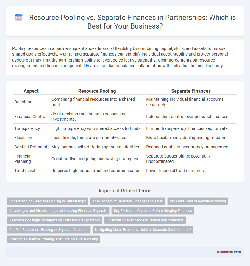Resource Pooling vs. Separate Finances in Partnerships: Which is Best for Your Business?
