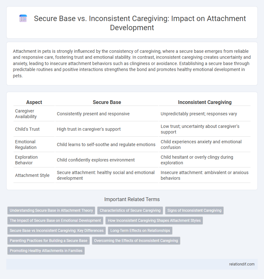 Secure Base vs. Inconsistent Caregiving: Impact on Attachment Development