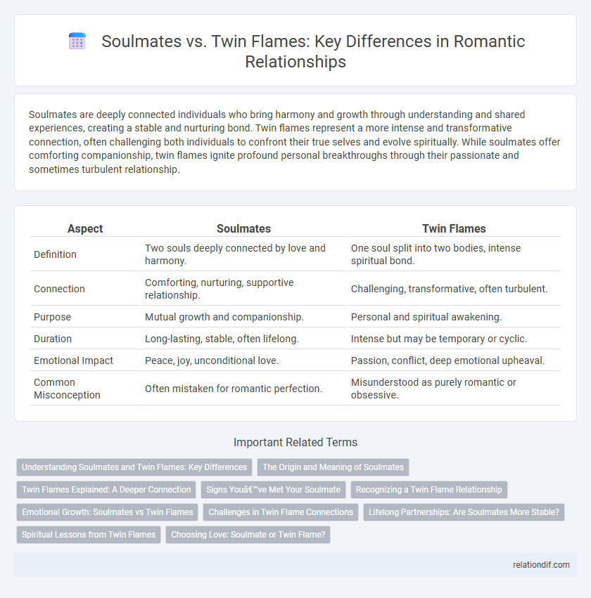 Soulmates vs. Twin Flames: Key Differences in Romantic Relationships