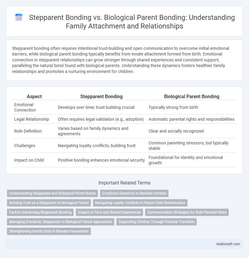 Stepparent Bonding vs. Biological Parent Bonding: Understanding Family Attachment and Relationships