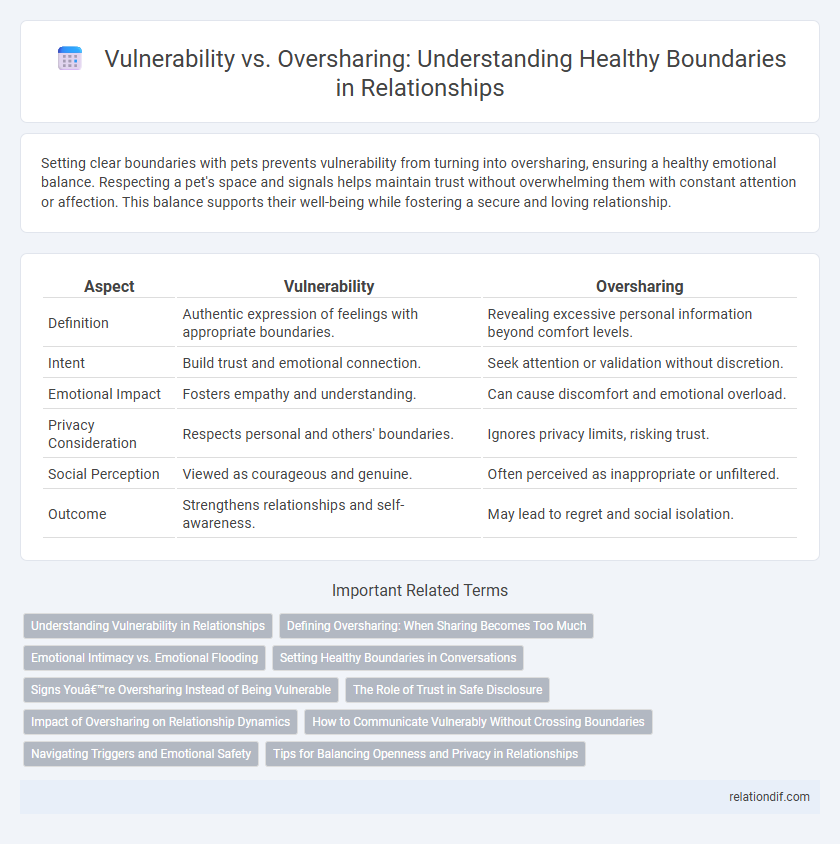 Vulnerability vs. Oversharing: Understanding Healthy Boundaries in Relationships