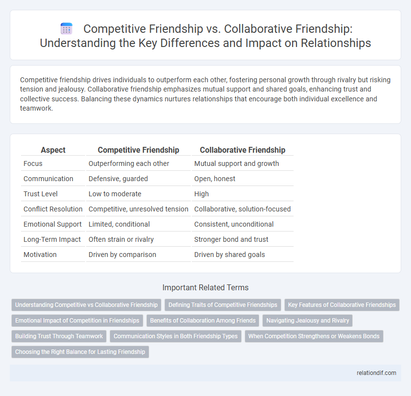 Competitive Friendship vs. Collaborative Friendship: Understanding the Key Differences and Impact on Relationships