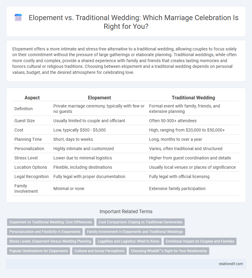 Elopement vs. Traditional Wedding: Which Marriage Celebration Is Right for You?