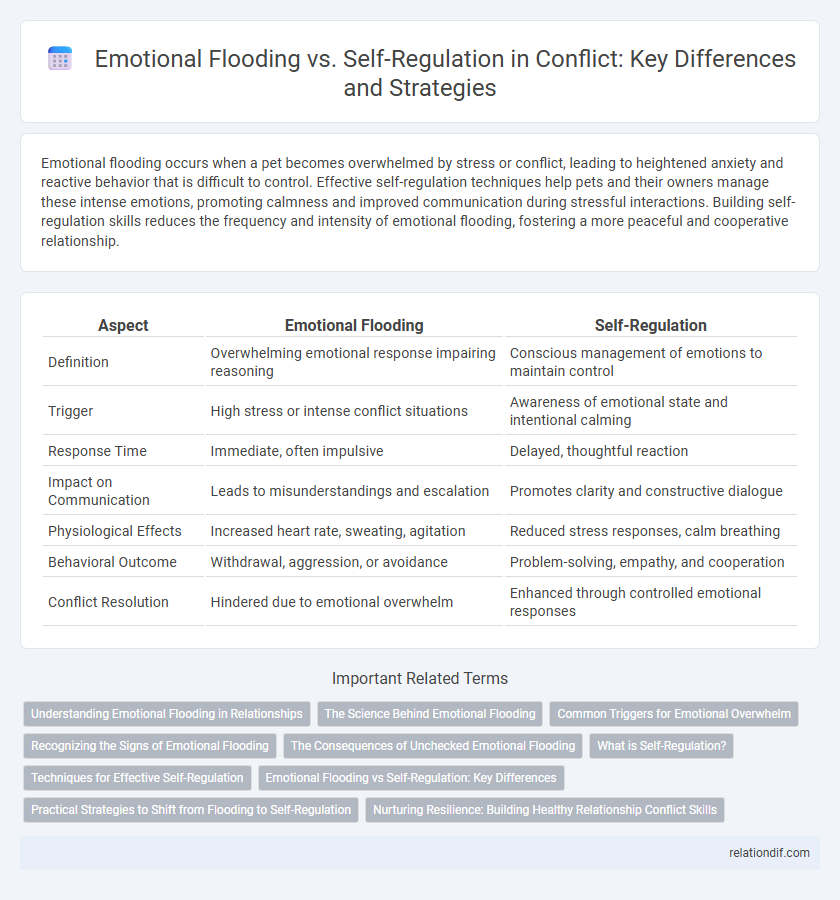 Emotional Flooding vs. Self-Regulation in Conflict: Key Differences and Strategies