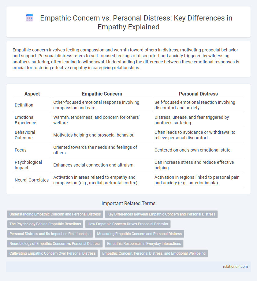 Empathic Concern vs. Personal Distress: Key Differences in Empathy Explained